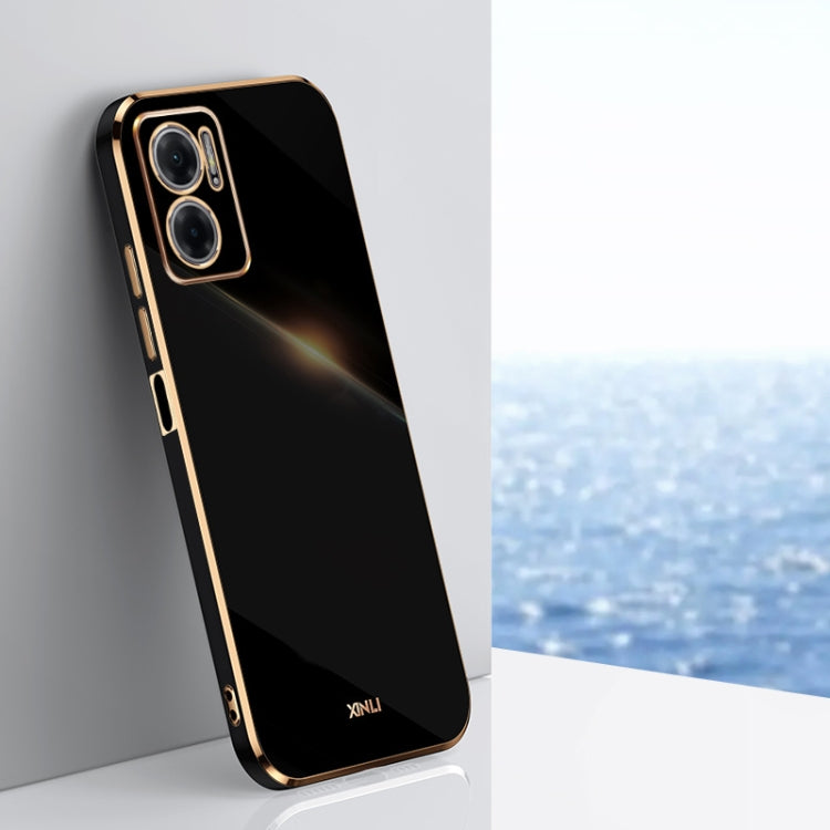 Black electroplate TPU phone case with dual camera cutouts and raised bezel