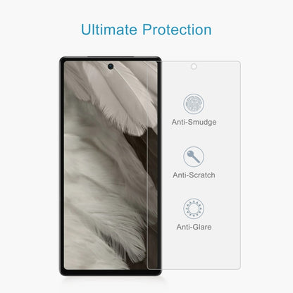 10pcs 0.26mm 9H 2.5D Tempered Glass Film, For Google Pixel 7a (10 PCS)