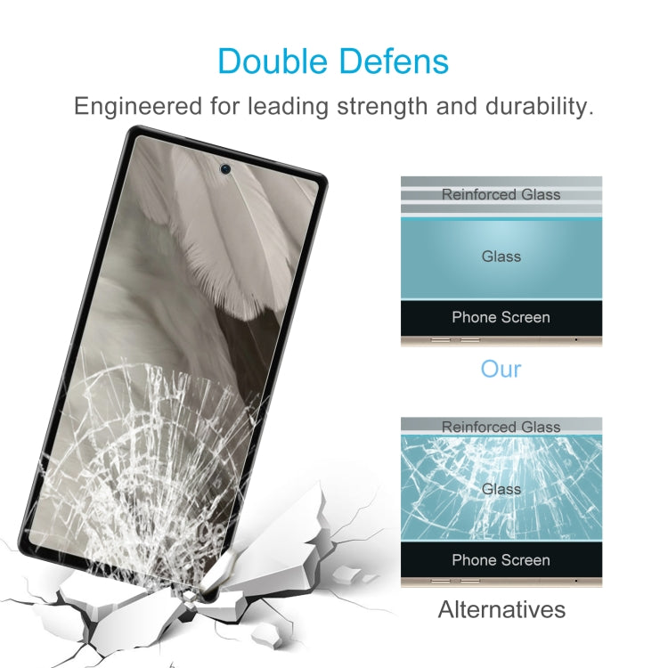 10pcs 0.26mm 9H 2.5D Tempered Glass Film, For Google Pixel 7a (10 PCS)