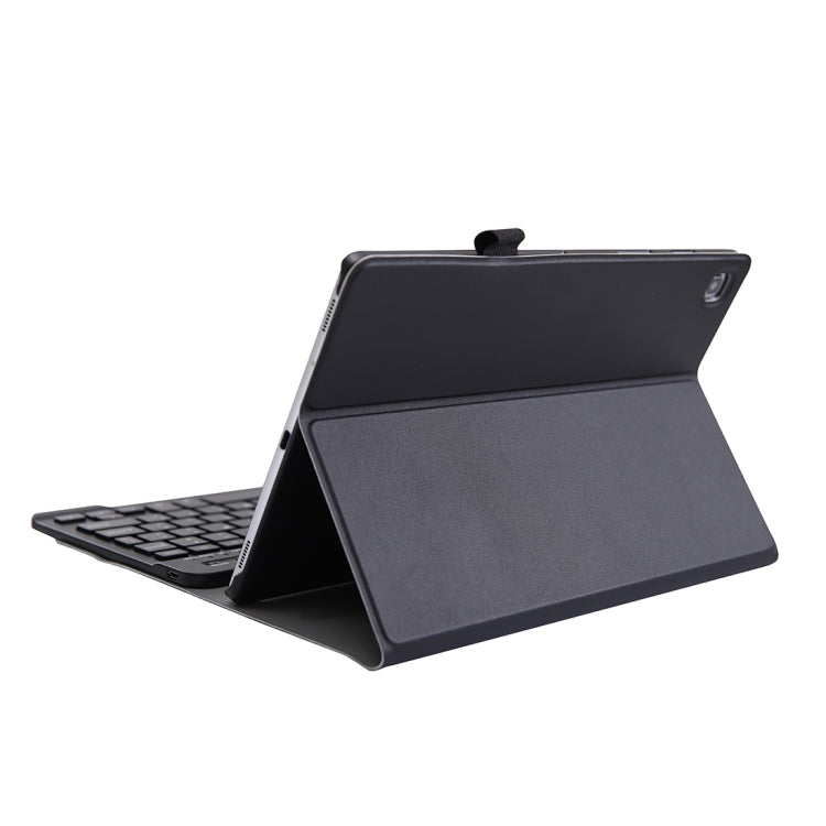 Dark Bluetooth keyboard protective case with adjustable folio stand and tablet keyboard