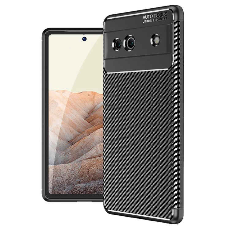 Carbon Fiber Texture Shockproof TPU Phone Case, For Samsung Galaxy A34, For Google Pixel 7a