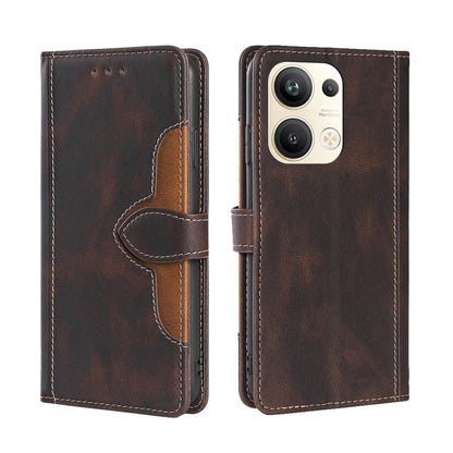 Skin Feel Magnetic Buckle Leather Phone Case, For OPPO Reno9 5G / Reno9 Pro 5G, For OPPO Reno9 Pro+ 5G, For Realme 10 Pro 5G, For Realme 10 Pro+ 5G, For vivo X90 Pro 5G