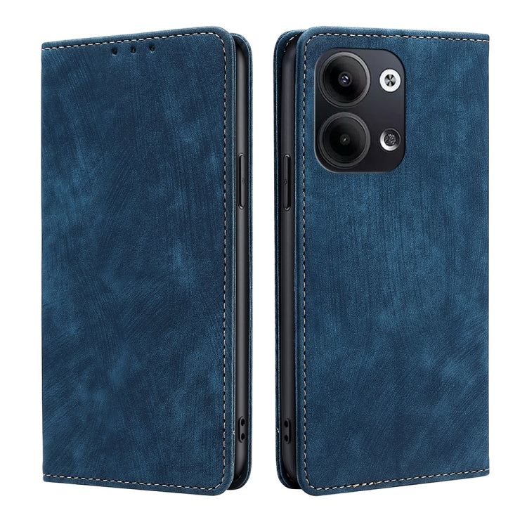 RFID Anti-theft Brush Magnetic Leather Phone Case, For OPPO Reno9 5G / Reno9 Pro 5G, For OPPO Reno9 Pro+ 5G, For Realme 10 Pro 5G, For Realme 10 Pro+ 5G, For vivo X90 Pro 5G