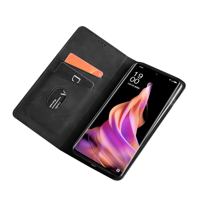 Skin Feel Magnetic Horizontal Flip Leather Phone Case, For OPPO Reno9 5G / Reno9 Pro 5G, For OPPO Reno9 Pro+ 5G, For Realme 10 Pro 5G, For Realme 10 Pro+ 5G, For vivo X90 Pro 5G