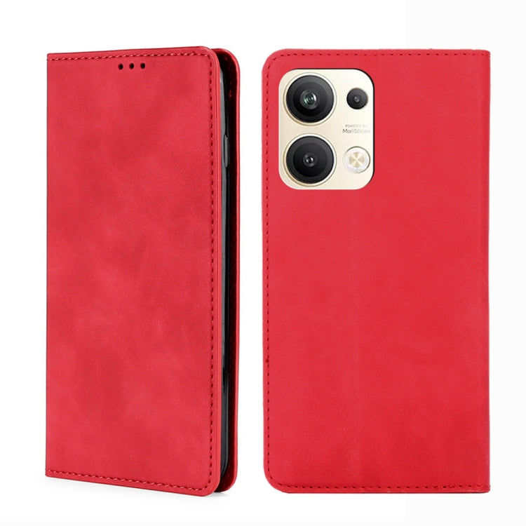 Skin Feel Magnetic Horizontal Flip Leather Phone Case, For OPPO Reno9 5G / Reno9 Pro 5G, For OPPO Reno9 Pro+ 5G, For Realme 10 Pro 5G, For Realme 10 Pro+ 5G, For vivo X90 Pro 5G