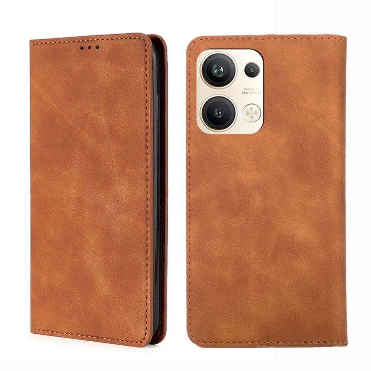 Skin Feel Magnetic Horizontal Flip Leather Phone Case, For OPPO Reno9 5G / Reno9 Pro 5G, For OPPO Reno9 Pro+ 5G, For Realme 10 Pro 5G, For Realme 10 Pro+ 5G, For vivo X90 Pro 5G