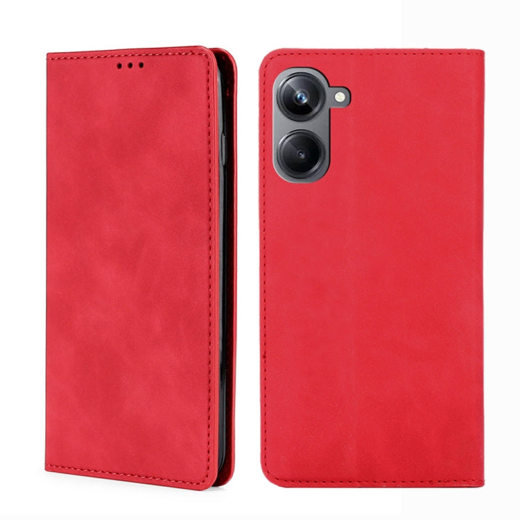 Skin Feel Magnetic Horizontal Flip Leather Phone Case, For OPPO Reno9 5G / Reno9 Pro 5G, For OPPO Reno9 Pro+ 5G, For Realme 10 Pro 5G, For Realme 10 Pro+ 5G, For vivo X90 Pro 5G