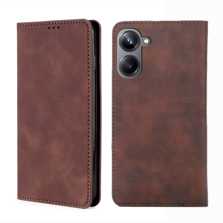 Skin Feel Magnetic Horizontal Flip Leather Phone Case, For OPPO Reno9 5G / Reno9 Pro 5G, For OPPO Reno9 Pro+ 5G, For Realme 10 Pro 5G, For Realme 10 Pro+ 5G, For vivo X90 Pro 5G