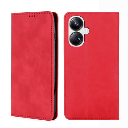 Skin Feel Magnetic Horizontal Flip Leather Phone Case, For OPPO Reno9 5G / Reno9 Pro 5G, For OPPO Reno9 Pro+ 5G, For Realme 10 Pro 5G, For Realme 10 Pro+ 5G, For vivo X90 Pro 5G