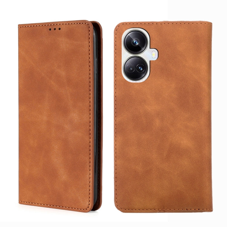 Skin Feel Magnetic Horizontal Flip Leather Phone Case, For OPPO Reno9 5G / Reno9 Pro 5G, For OPPO Reno9 Pro+ 5G, For Realme 10 Pro 5G, For Realme 10 Pro+ 5G, For vivo X90 Pro 5G