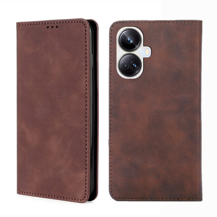 Skin Feel Magnetic Horizontal Flip Leather Phone Case, For OPPO Reno9 5G / Reno9 Pro 5G, For OPPO Reno9 Pro+ 5G, For Realme 10 Pro 5G, For Realme 10 Pro+ 5G, For vivo X90 Pro 5G