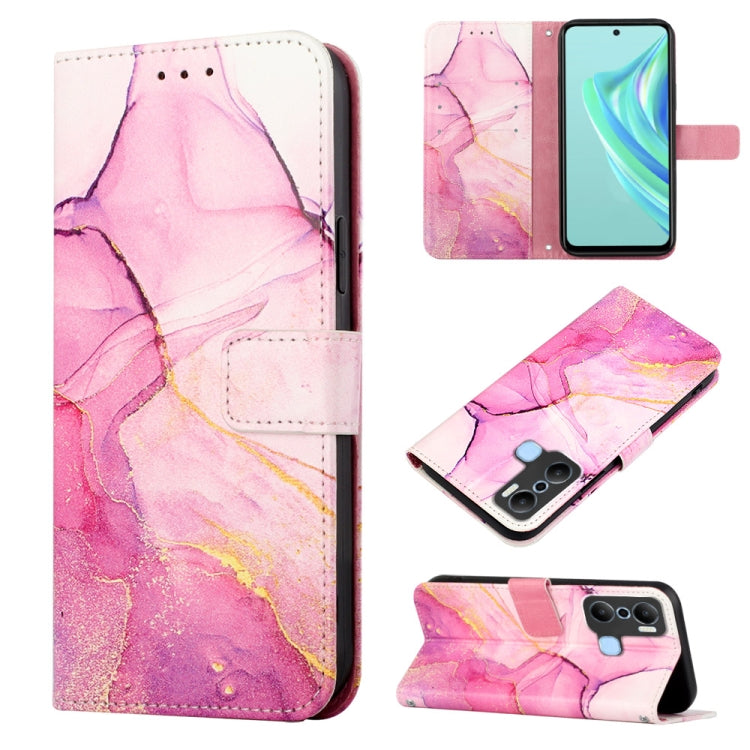 PT003 Marble Pattern Flip Leather Phone Case, For Infinix Hot 20 4G X6826, For Infinix Hot 20 5G X666 X66B, For Infinix Hot 20 Play, For Infinix Hot 20S / 20 Pro X6827, For Infinix Smart 7 X6515, For Tecno Pop 6 Pro, For Tecno Pova 4 LG7N              ...