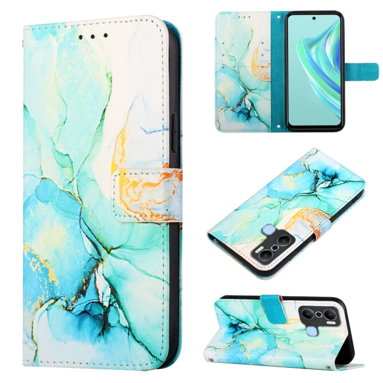 PT003 Marble Pattern Flip Leather Phone Case, For Infinix Hot 20 4G X6826, For Infinix Hot 20 5G X666 X66B, For Infinix Hot 20 Play, For Infinix Hot 20S / 20 Pro X6827, For Infinix Smart 7 X6515, For Tecno Pop 6 Pro, For Tecno Pova 4 LG7N              ...