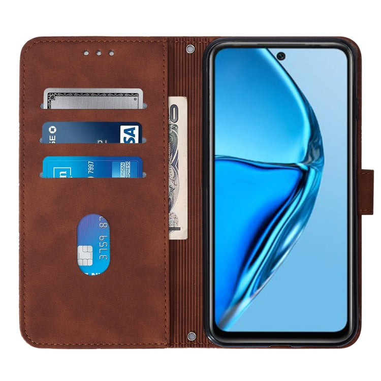 Crossbody 3D Embossed Flip Leather Phone Case, For BLU View 2 2020/2022, For Infinix Hot 20 4G, For Infinix Hot 20 5G, For Infinix Hot 20 Play, For Infinix Hot 20S/20 Pro, For Infinix Smart 7