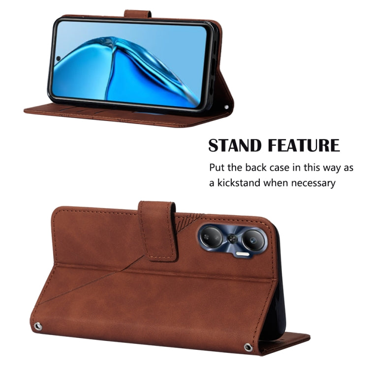 Crossbody 3D Embossed Flip Leather Phone Case, For BLU View 2 2020/2022, For Infinix Hot 20 4G, For Infinix Hot 20 5G, For Infinix Hot 20 Play, For Infinix Hot 20S/20 Pro, For Infinix Smart 7