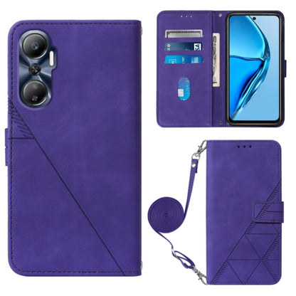 Crossbody 3D Embossed Flip Leather Phone Case, For BLU View 2 2020/2022, For Infinix Hot 20 4G, For Infinix Hot 20 5G, For Infinix Hot 20 Play, For Infinix Hot 20S/20 Pro, For Infinix Smart 7
