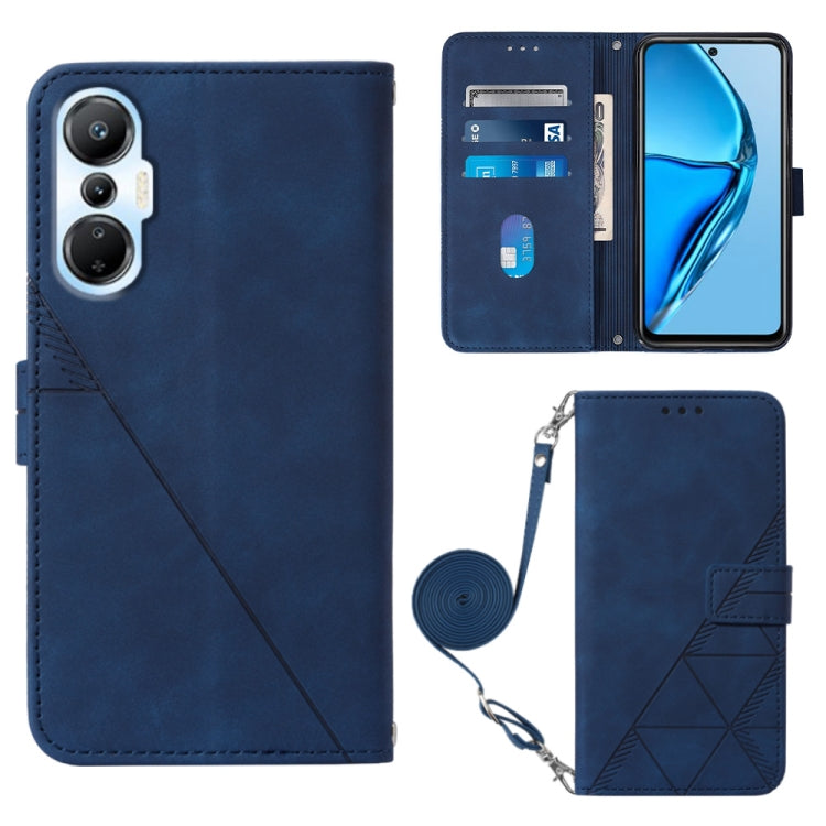 Crossbody 3D Embossed Flip Leather Phone Case, For BLU View 2 2020/2022, For Infinix Hot 20 4G, For Infinix Hot 20 5G, For Infinix Hot 20 Play, For Infinix Hot 20S/20 Pro, For Infinix Smart 7