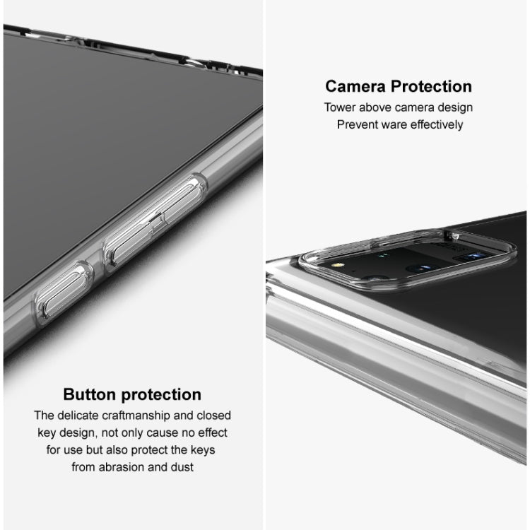 Transparent TPU case showing side button covers and camera protection details for Nokia X30 5G