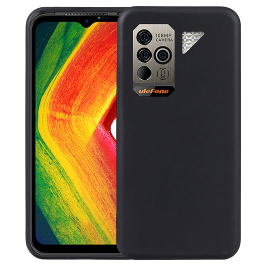 Black TPU phone case with camera cutout, shown front and back