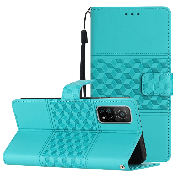 Diamond Embossed Skin Feel Leather Phone Case with Lanyard, For Xiaomi Mi 10T / 10T Pro, For Xiaomi Mi 11 Lite, For Xiaomi Mi 11 Pro, For Xiaomi Mi 11T / 11T Pro, For Xiaomi 12 Lite, For Xiaomi 12 Pro, For Xiaomi 12T / 12T Pro, For Xiaomi Mi 11 Ultra