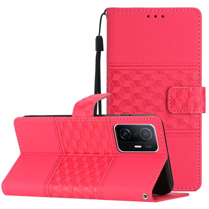 Diamond Embossed Skin Feel Leather Phone Case with Lanyard, For Xiaomi Mi 10T / 10T Pro, For Xiaomi Mi 11 Lite, For Xiaomi Mi 11 Pro, For Xiaomi Mi 11T / 11T Pro, For Xiaomi 12 Lite, For Xiaomi 12 Pro, For Xiaomi 12T / 12T Pro, For Xiaomi Mi 11 Ultra