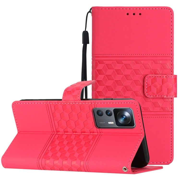 Diamond Embossed Skin Feel Leather Phone Case with Lanyard, For Xiaomi Mi 10T / 10T Pro, For Xiaomi Mi 11 Lite, For Xiaomi Mi 11 Pro, For Xiaomi Mi 11T / 11T Pro, For Xiaomi 12 Lite, For Xiaomi 12 Pro, For Xiaomi 12T / 12T Pro, For Xiaomi Mi 11 Ultra