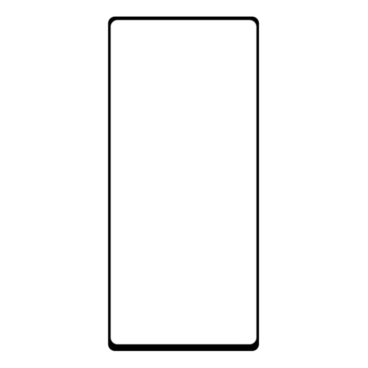 Tempered glass screen protector film panel for full front coverage