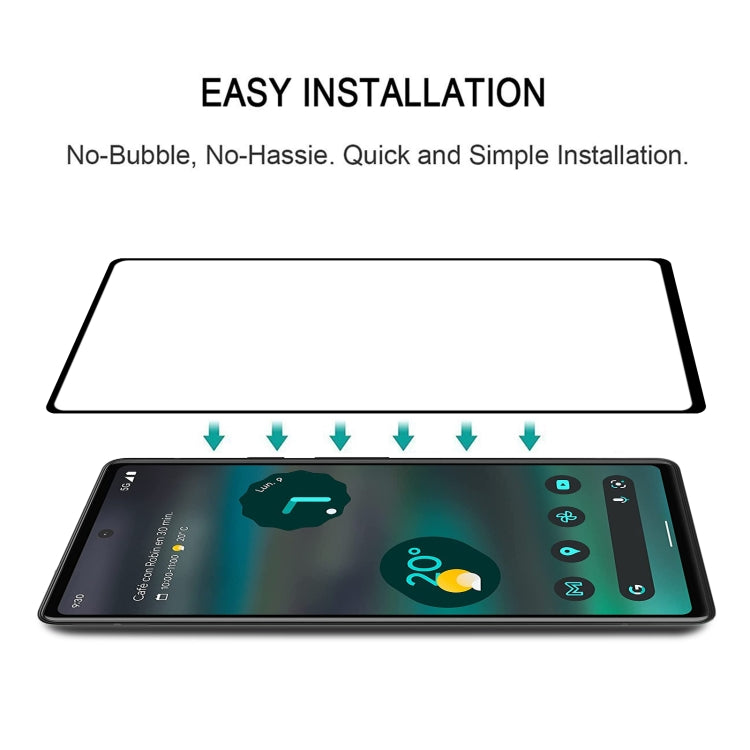 Tempered glass screen protector with easy alignment installation guide arrows