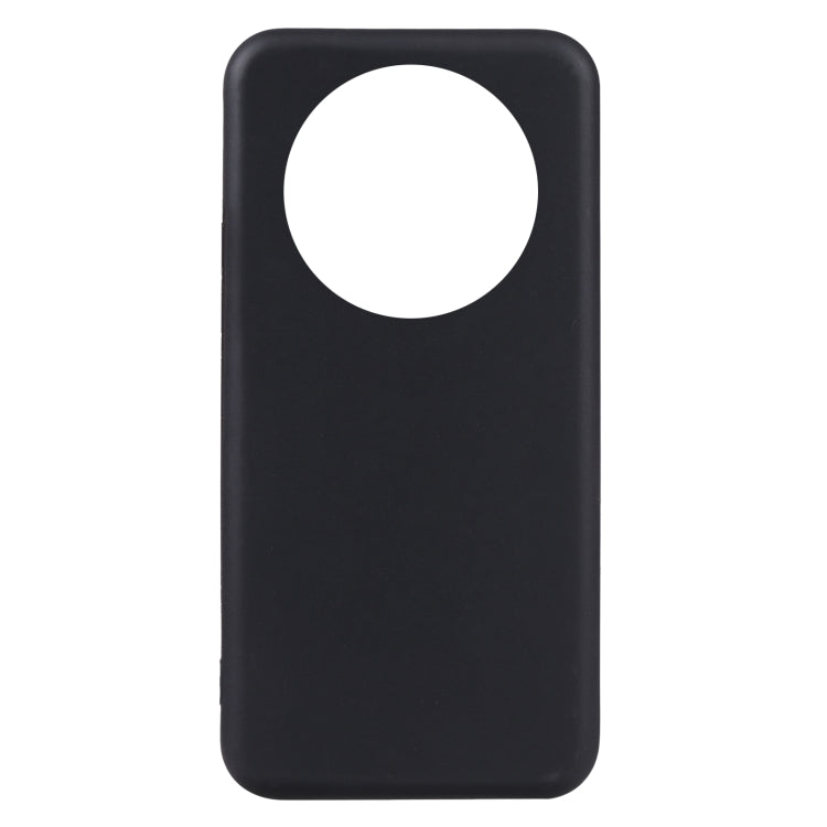 Matte black TPU phone case with single camera lens opening