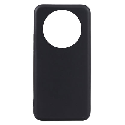 Matte black TPU phone case with single camera lens opening