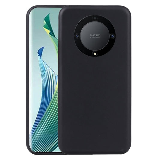 Black TPU phone case with camera cutout and raised edges