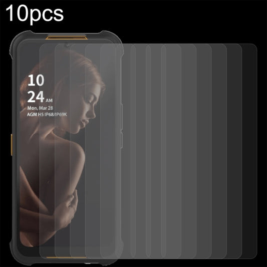 Phone tempered glass screen protector, 10-pack, 2.5D curved edges