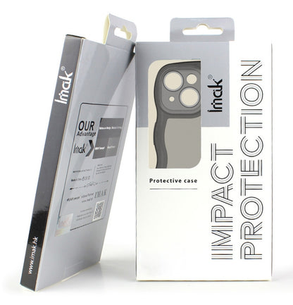 IMAK UX-8 protective phone case retail box, clear and gray