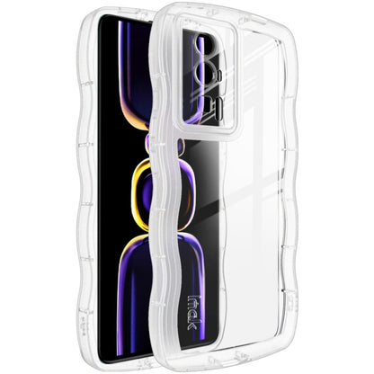 Clear TPU shockproof phone case with raised edges and dual-camera cutout
