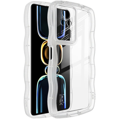 Clear TPU shockproof phone case with raised bezel and charging/side button openings