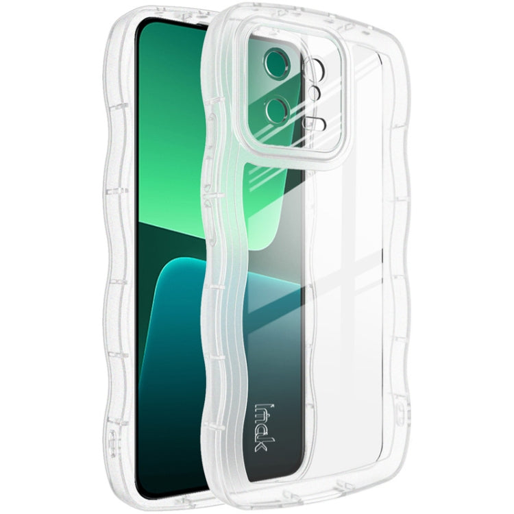 Clear TPU shockproof phone case with raised bezel and exact camera/port openings