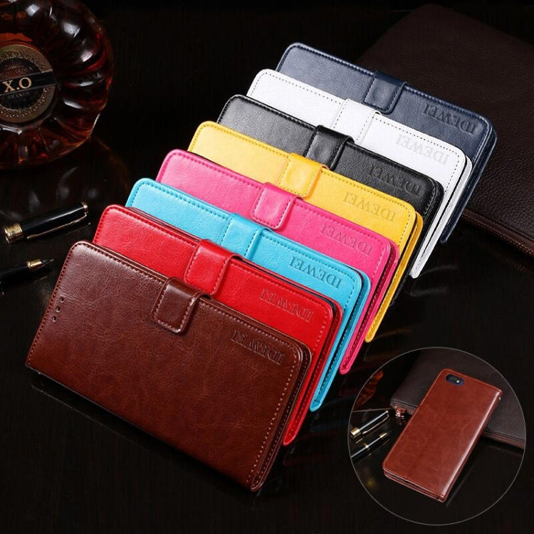 Set of multi-color leather flip phone cases with card slots and magnetic closure