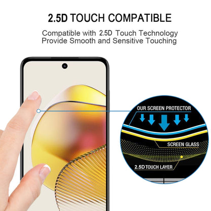 25pcs Full Glue Full Screen Tempered Glass Film, For Motorola Moto G73 (25 PCS), For Motorola Moto G23 (25 PCS), For Motorola Moto G13 (25 PCS), For Motorola Moto E13 (25 PCS)