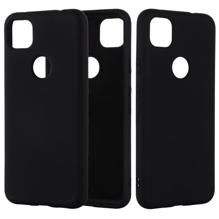 Black silicone phone case with full coverage and cutouts for camera and ports
