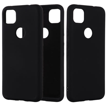 Black silicone phone case with full coverage and cutouts for camera and ports