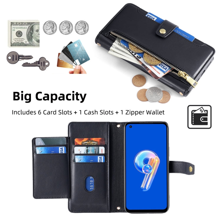 Sheep Texture Cross-body Zipper Wallet Leather Phone Case, For ASUS Zenfone 9 / Zenfone 9Z, For Huawei P50, For Huawei P Smart Z / Enjoy 10 Plus, For Huawei Nova 10 Pro, For Huawei Mate 50, For Huawei Nova 10 SE, For Meizu Note 9, For Nokia C21 Plus   ...