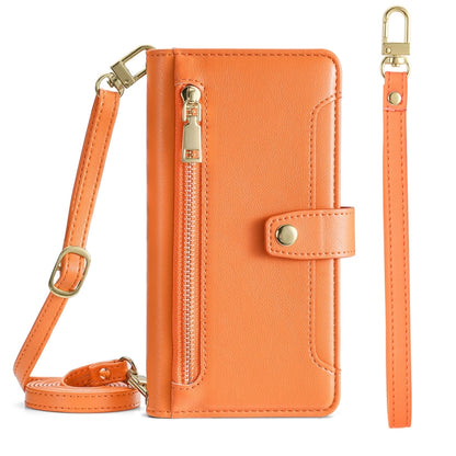Sheep Texture Cross-body Zipper Wallet Leather Phone Case, For ASUS Zenfone 9 / Zenfone 9Z, For Huawei P50, For Huawei P Smart Z / Enjoy 10 Plus, For Huawei Nova 10 Pro, For Huawei Mate 50, For Huawei Nova 10 SE, For Meizu Note 9, For Nokia C21 Plus   ...