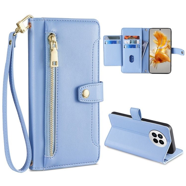 Sheep Texture Cross-body Zipper Wallet Leather Phone Case, For ASUS Zenfone 9 / Zenfone 9Z, For Huawei P50, For Huawei P Smart Z / Enjoy 10 Plus, For Huawei Nova 10 Pro, For Huawei Mate 50, For Huawei Nova 10 SE, For Meizu Note 9, For Nokia C21 Plus   ...
