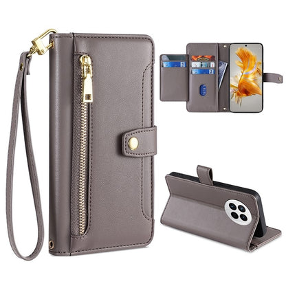 Sheep Texture Cross-body Zipper Wallet Leather Phone Case, For ASUS Zenfone 9 / Zenfone 9Z, For Huawei P50, For Huawei P Smart Z / Enjoy 10 Plus, For Huawei Nova 10 Pro, For Huawei Mate 50, For Huawei Nova 10 SE, For Meizu Note 9, For Nokia C21 Plus   ...