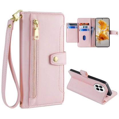 Sheep Texture Cross-body Zipper Wallet Leather Phone Case, For ASUS Zenfone 9 / Zenfone 9Z, For Huawei P50, For Huawei P Smart Z / Enjoy 10 Plus, For Huawei Nova 10 Pro, For Huawei Mate 50, For Huawei Nova 10 SE, For Meizu Note 9, For Nokia C21 Plus   ...