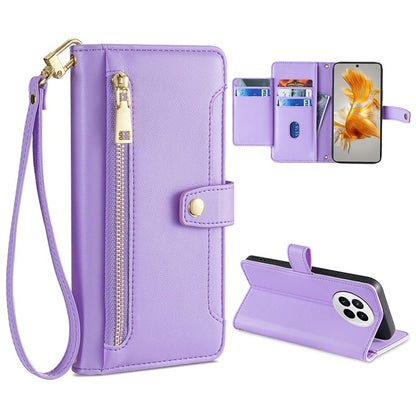 Sheep Texture Cross-body Zipper Wallet Leather Phone Case, For ASUS Zenfone 9 / Zenfone 9Z, For Huawei P50, For Huawei P Smart Z / Enjoy 10 Plus, For Huawei Nova 10 Pro, For Huawei Mate 50, For Huawei Nova 10 SE, For Meizu Note 9, For Nokia C21 Plus   ...