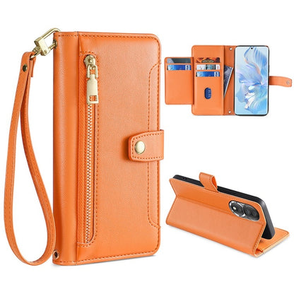 Sheep Texture Cross-body Zipper Wallet Leather Phone Case, For ASUS Zenfone 9 / Zenfone 9Z, For Huawei P50, For Huawei P Smart Z / Enjoy 10 Plus, For Huawei Nova 10 Pro, For Huawei Mate 50, For Huawei Nova 10 SE, For Meizu Note 9, For Nokia C21 Plus   ...