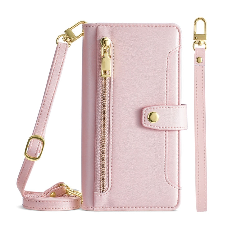 Sheep Texture Cross-body Zipper Wallet Leather Phone Case, For Sony Xperia 5 IV, For Sony Xperia Ace III, For Xiaomi Redmi Note 11 4G Global / Note 11S, For Xiaomi Redmi K50 Ultra, For Xiaomi Civi 2 5G, For Xiaomi Redmi K40 Gaming, For OnePlus 10 Pro 5...