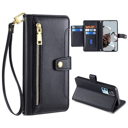 Sheep Texture Cross-body Zipper Wallet Leather Phone Case, For Sony Xperia 5 IV, For Sony Xperia Ace III, For Xiaomi Redmi Note 11 4G Global / Note 11S, For Xiaomi Redmi K50 Ultra, For Xiaomi Civi 2 5G, For Xiaomi Redmi K40 Gaming, For OnePlus 10 Pro 5...