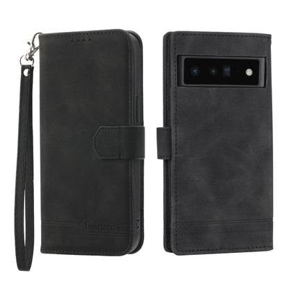 Black TPU and PU leather phone case with flip cover, wrist strap, and camera window